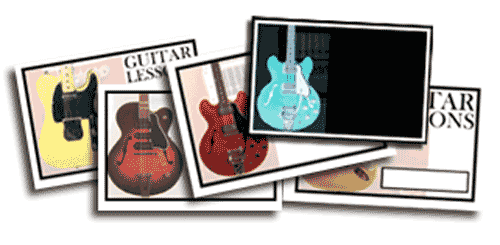 jazz guitar business card