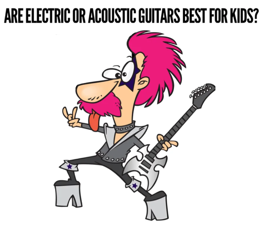 should a child play electric or acoustic guitar