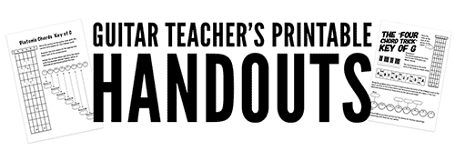 printable resources for teaching guitar