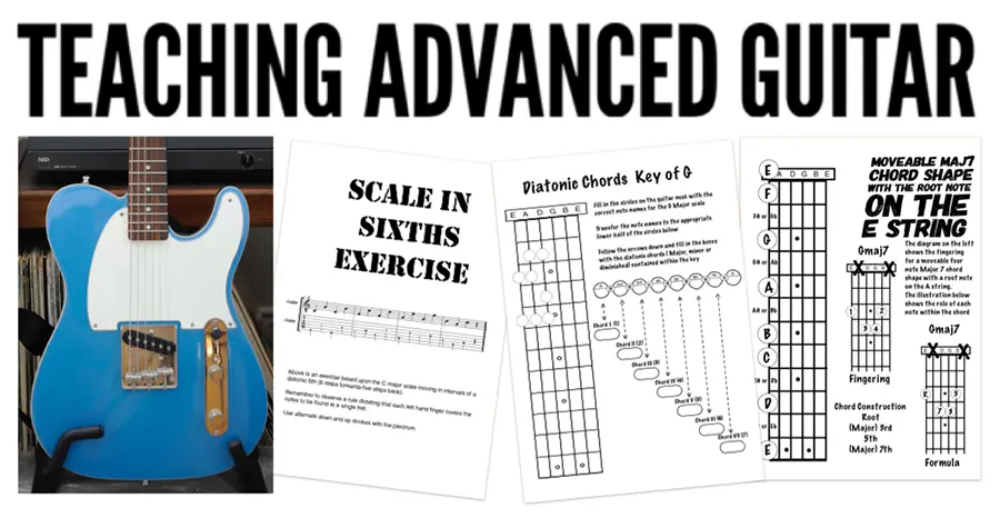 teaching guitar to more advanced players